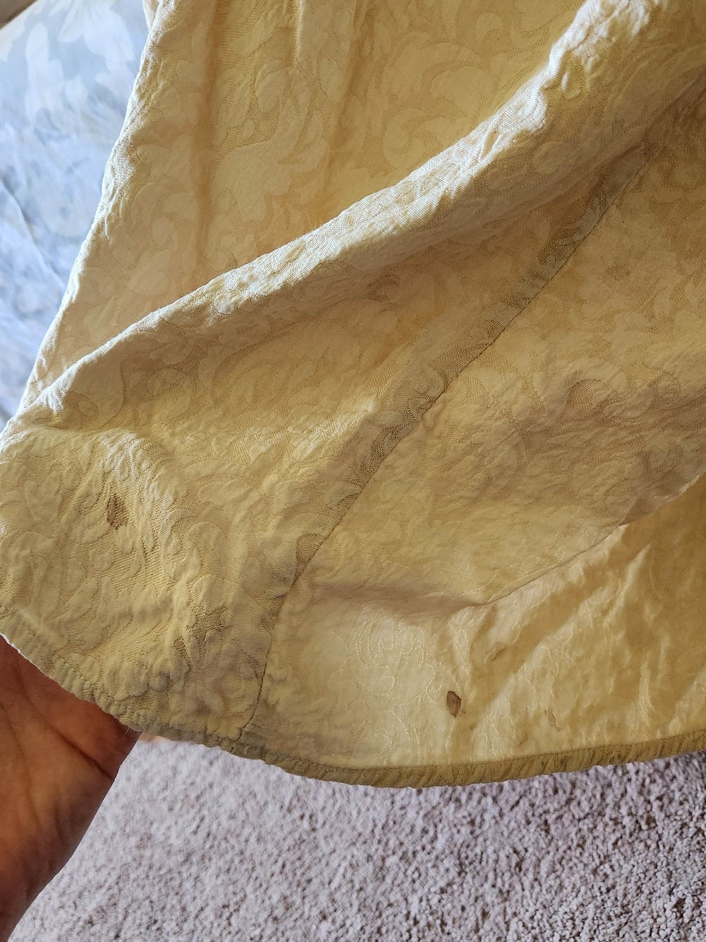 Shack Incorporated 100 % silk prairie Long Dress Drapey Cream Lagenlook Boho O/S - Picture 6 of 6